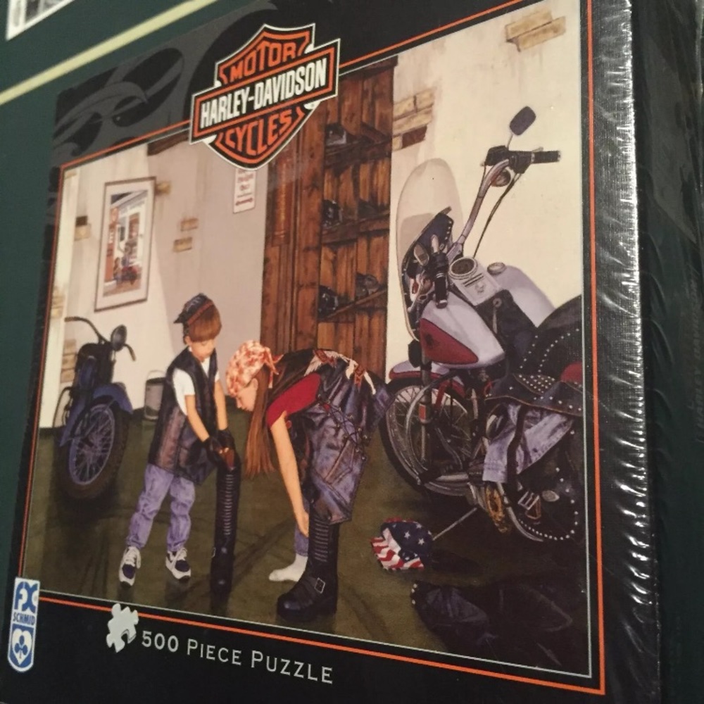Harley Davidson Motor Cycles 500 Pc Puzzle *RARE*